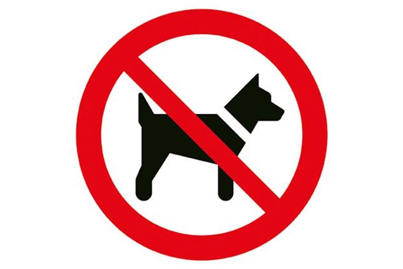 foto van product Verboden voor honden