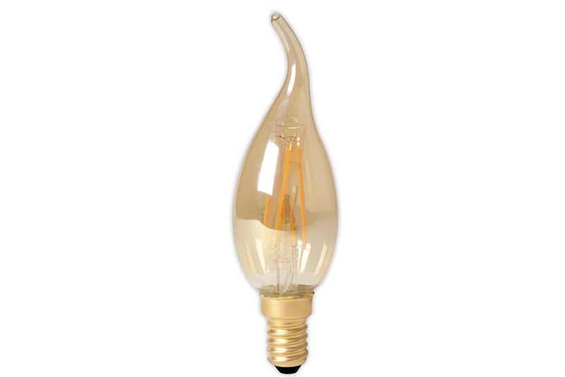 foto van product LED Filament Kaarslamp Tip Goud E14 240V Calex