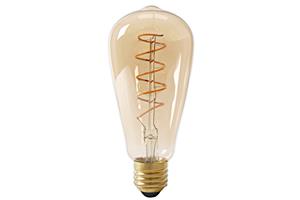 foto van product LED Flex rustiek Gold volglas E27 240V  Calex