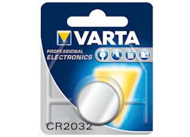 foto van product Knoopcel  3 Volt lithium CR 2032 Varta