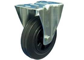 foto van product Bokwiel rubber 125 mm 100 kg