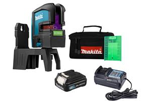 foto van product CXT 12 V Max Kruislijn / punt laser groen SK106GDW Makita