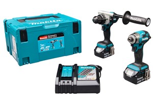 foto van product LXT 18 V set (klop)boor- en slagtol DLX2549TJ Makita