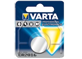 foto van product Knoopcel  3 Volt lithium CR 2016 Varta