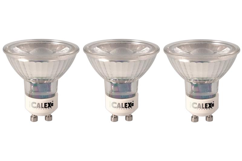 foto van product LED reflectorlamp 240V 3W GU10 Calex set a 3 stuks