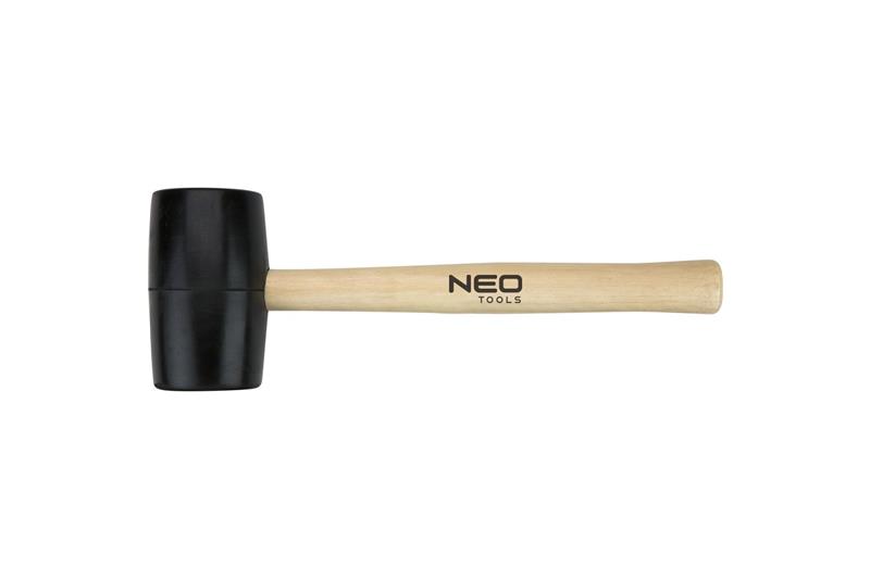 foto van product Rubberhamer zwart 450 gram Neo Tools