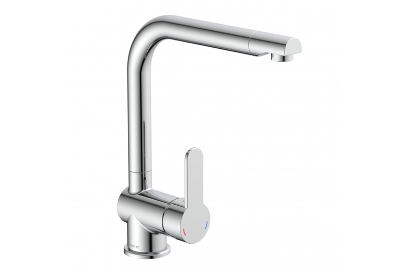foto van product Eenknops Keukenmengkraan Rio chroomkleurig Schütte