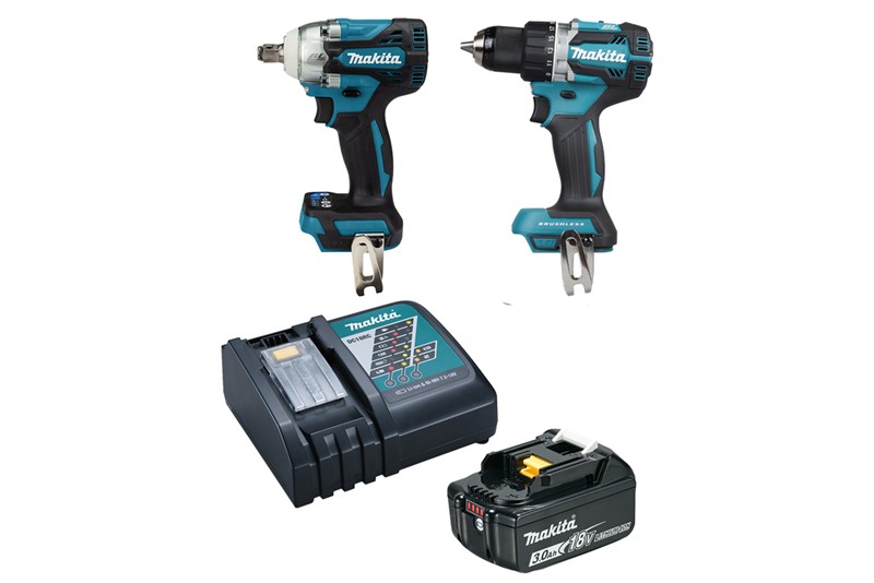 foto van product LXT 18 V set boren, schroeven en monteren DLX2410J Makita